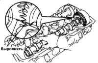  Снятие, разборка, проверка, сборка и установка головки цилиндров и её компонентов Lexus RX300