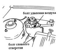  Слив отстоя топливного фильтра дизельного двигателя/замена топливного фильтра Mazda 323
