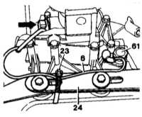  6-цилиндровые бензиновые двигатели (M104.944 и M104.990/994) Mercedes-Benz W140