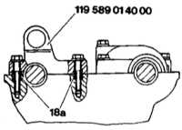  Снятие и установка головок блока цилиндров Mercedes-Benz W140