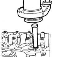  Снятие и установка гильз цилиндров Mercedes-Benz W140