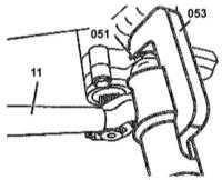  Снятие и установка средней рулевой тяги Mercedes-Benz W140