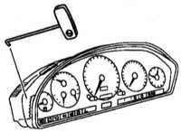  Снятие и установка комбинации приборов Mercedes-Benz W140