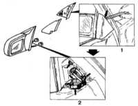  Снятие и установка наружных зеркал заднего вида Mercedes-Benz W140