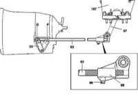  Регулировка привода переключения АТ Mercedes-Benz W163