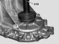  Замена сальника переднего выходного вала Mercedes-Benz W163