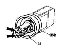  Снятие и установка цилиндра замка зажигания Mercedes-Benz W163