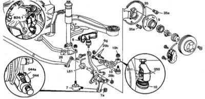  Поворотный кулак Mercedes-Benz W220