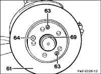  Передний тормозной диск Mercedes-Benz W201