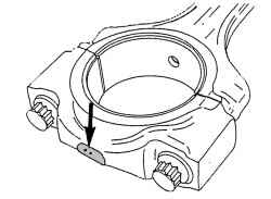 Маркировка в нижней части шатунов