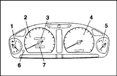  Контрольно-измерительные приборы и органы управления Mitsubishi Galant