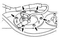  Снятие и установка топливного насоса/датчика расхода топлива Mitsubishi Galant