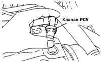  Система управляемой вентиляции картера (PCV) - общая информация,   проверка состояния и замена компонентов Mitsubishi Galant