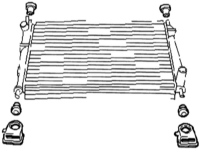  Демонтаж и монтаж радиатора Ford Mondeo