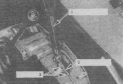 2.6 Регулировка тяги трансмиссии на полноприводных автомобилях (с 1987 г).