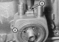  Снятие и установка маслоохладителя (модели 2.0 л) Citroen Xantia