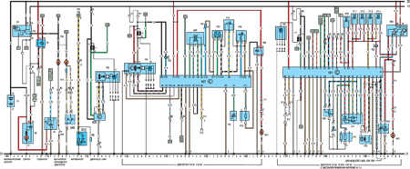  Электрическая схема моделей с 1991 года Opel Vectra A