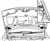  Снятие и установка капота Opel Corsa