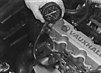  Проверка давления сжатия Opel Vectra B
