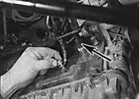  Снятие и установка дизельного двигателя вместе с коробкой передач Opel Vectra B