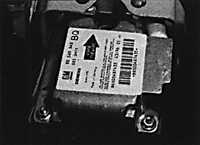  Элементы подушки безопасности Opel Vectra B