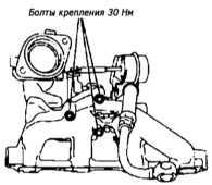  Снятие и установка турбокомпрессора Opel Astra