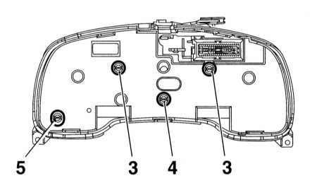  Снятие и установка комбинации приборов Opel Astra