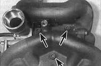  Снятие и установка турбонагнетателя Peugeot 406