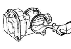 Продувка блока дроссельной заслонки