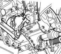  Снятие и установка РКПП дизельных двигателей V6 Saab 95