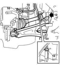  Снятие и установка промежуточного вала и его подшипника Saab 95