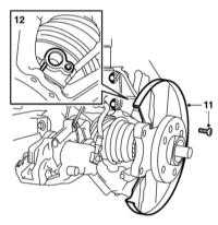  Передняя подвеска Saab 95