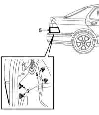  Наружное оборудование и кузовные элементы Saab 95