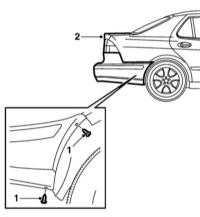  Наружное оборудование и кузовные элементы Saab 95