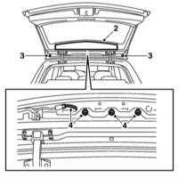  Снятие и установка спойлеров Saab 95