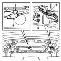  Снятие, разборка, сборка и установка двери задка и её компонентов Saab 95