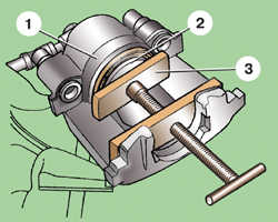  Тормозной механизм переднего колеса типа FS III Skoda Fabia
