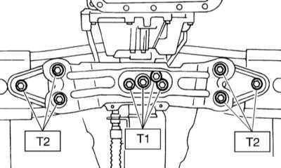  Снятие и установка трансмиссионной сборки Subaru Legacy Outback