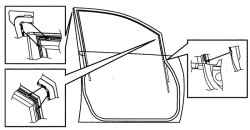 Установка уплотнителя двери