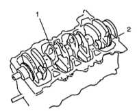  Подшипники коленвала, коленвал и блок цилиндров Suzuki Grand Vitara