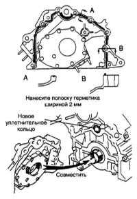  Снятие, проверка состояния и установка масляного насоса Toyota Land Cruiser