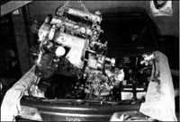 Демонтаж и установка силового агрегата Toyota Corolla
