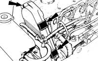  Снятие и установка зубчатого ремня (Двигатель 1,6 дм3) Ford Escort